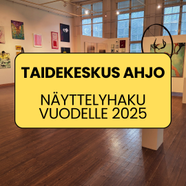 APPLICATION FOR AN ART EXHIBITION IN ART CENTER AHJO IN 2025
