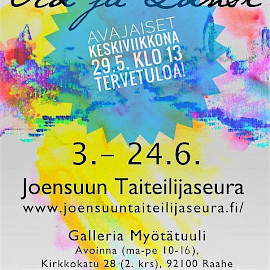Joensuun Taiteilijaseuran kesänäyttely Raahessa