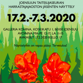 Galleria Kohina: Joensuun Taiteilijaseura Ry, Harrastajaosaston vuosijuhlanäyttely